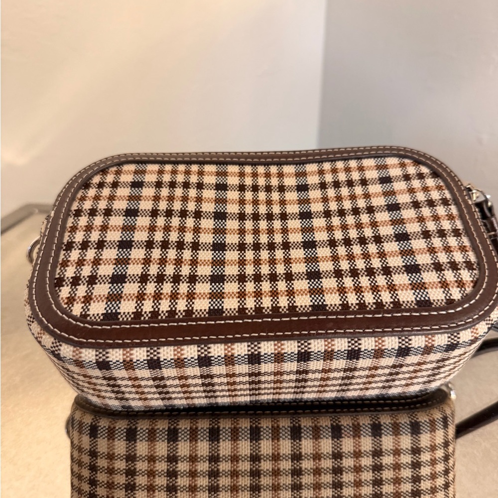 Tory Burch Miller Mini Plaid Crossbody Bag. - Picture 6 of 9
